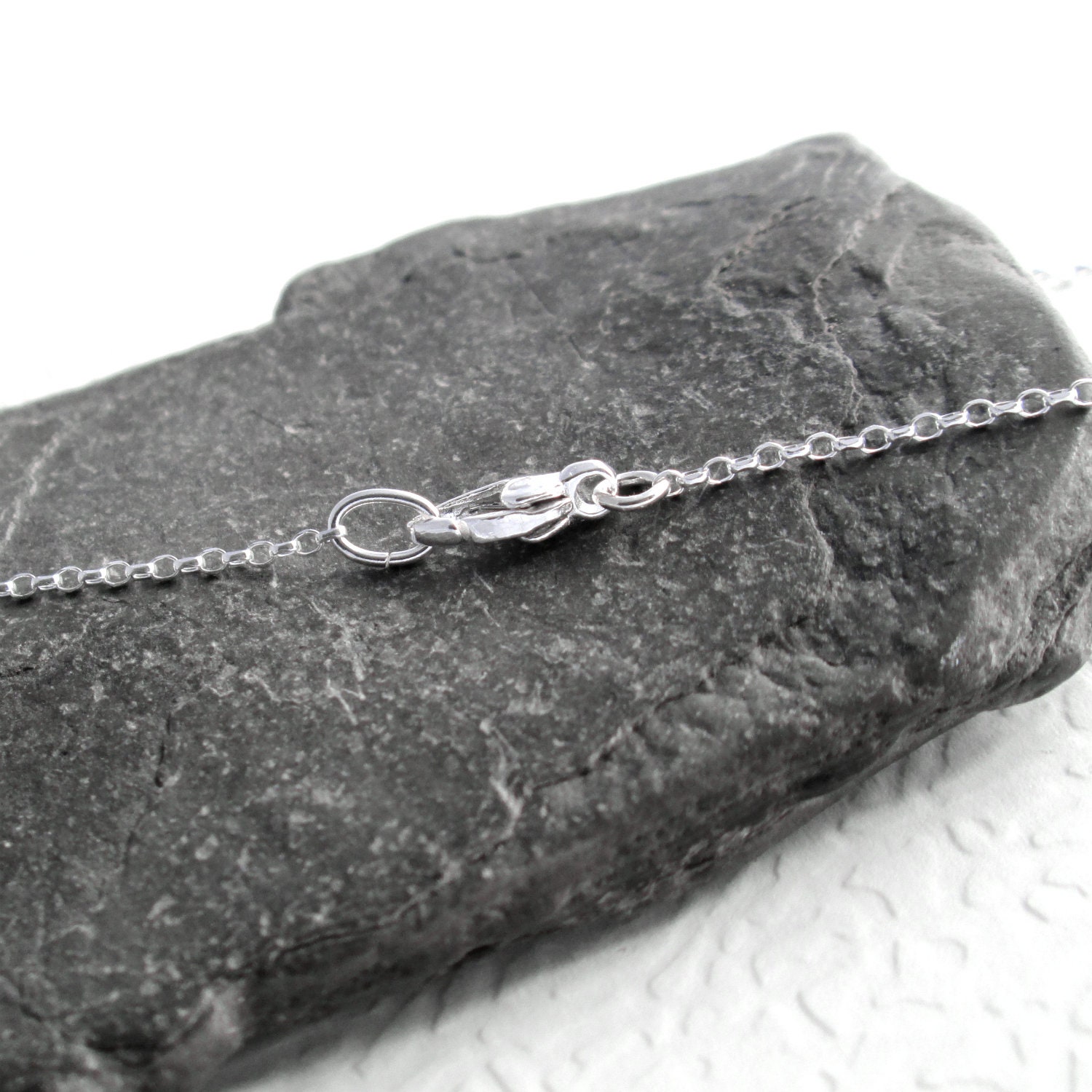 Thin Silver Necklace, Delicate Cable Chain, Sterling — CindyLouWho2