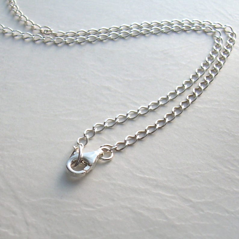 Sterling Silver Choker Necklace 14 inch Choker Chain Etsy