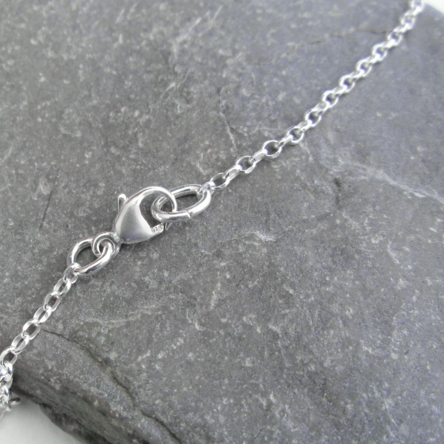 30 Inch Long Necklace Chain, 76 Cm Sterling Silver Chain, Rolo