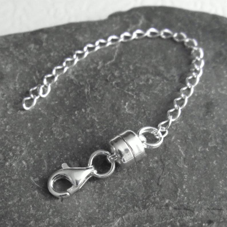 Necklace Extender Silver Disability Aid Clasp Etsy