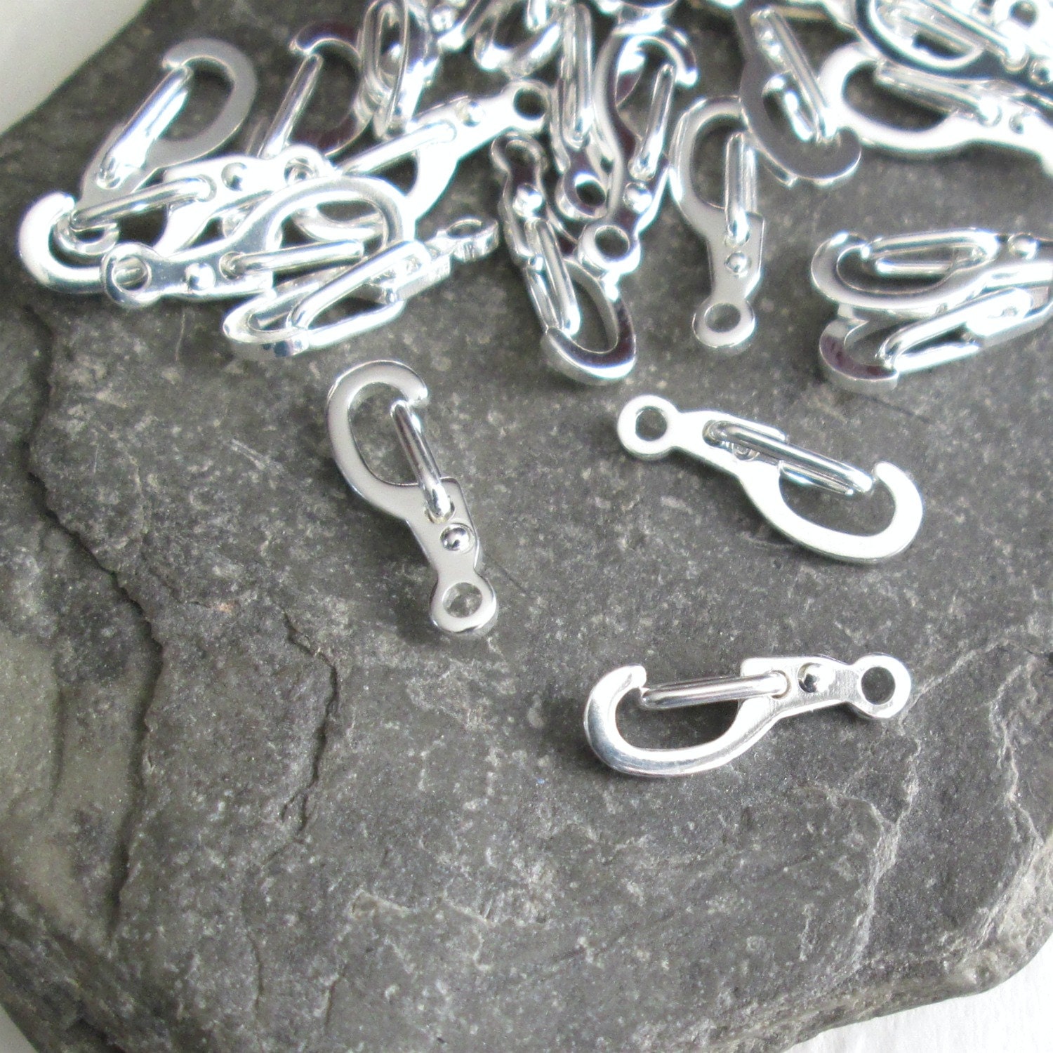 20 Silver Triggerless Clasps Arthritis Friendly Jewelry Etsy Canada