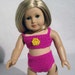 Surf's Up Bikini and Tankini Crochet Pattern PDF - Fits 18 inch dolls