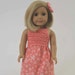 Summer Fun Crochet Doll Dress, Hair Clip Pattern - PDF - Fits 18-inch dolls