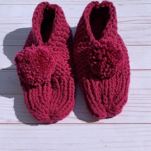 Old School Knitted Slippers Pattern | Vintage-Inspired Knitted Slipper Pattern | Cozy DIY Knit Slippers | Instant PDF Download