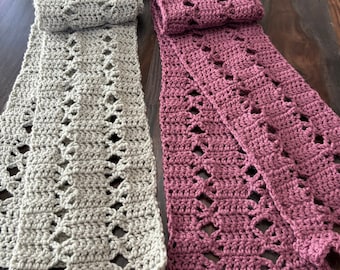 Mönster för virkad halsduk av Amore Lace: Ladda ner PDF direkt