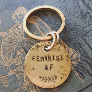 Feminist AF keychain