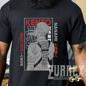 Kento Nanami Tee; jujutsu kaisen shirt; anime shirt; jjk shirt; Nanami shirt; Kento Namami shirt; Nanami Kento shirt; jjk clothing