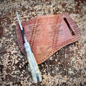 Handmade Rasp Steel Skinner Knife: Camel Bone Handle, Leather Sheath image 5