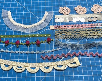 Supplies:  Slow Stitching, Clusters, Junk Journals, Snippet Rolls, Cards, Tags