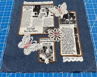 Supplies: Unfinished Denim Project, Cat Bag