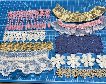 Supplies:  Slow Stitching, Clusters, Junk Journals, Snippet Rolls, Cards, Tags