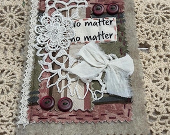 Craft Supplies:  Fabric Art Journal Topper