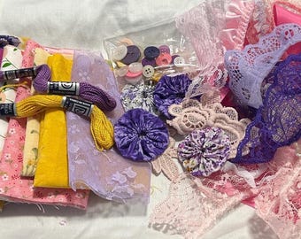 Supplies: Slow Stitching, Junk Journals, Snippets, Clusters, Cards, Tags, Doll Clothes