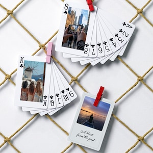 Custom Landscapes Photo Playing Cards: Personalized Wedding Guest Book Alternative, Photo Album Replacement