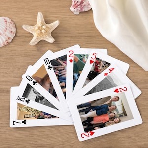 Unique Playing Cards for Family | Personalised Deck of Cards | Anniversary Gift | Custom Playing Cards