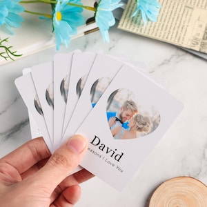 Presente de Dia dos Namorados e Aniversário para Casais, 54 Motivos Românticos em Cartas, Cartas de Baralho Personalizadas, Presente para Casais
