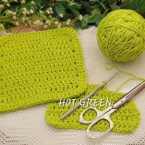 Cotton Wash Cloths/Dish Cloths/Spa Cloths Hand Made FREE SHIPPING GREEN with Envy image 7