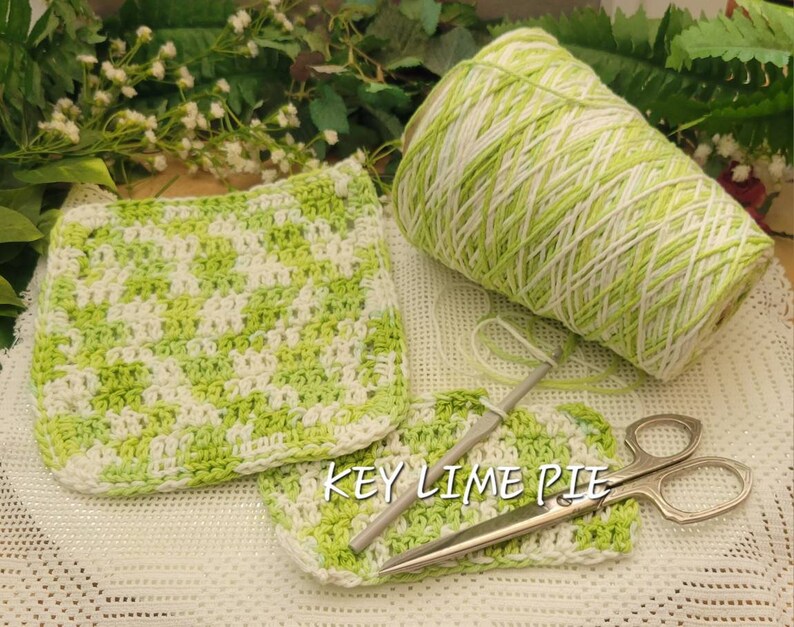 Cotton Wash Cloths/Dish Cloths/Spa Cloths Hand Made FREE SHIPPING GREEN with Envy image 5