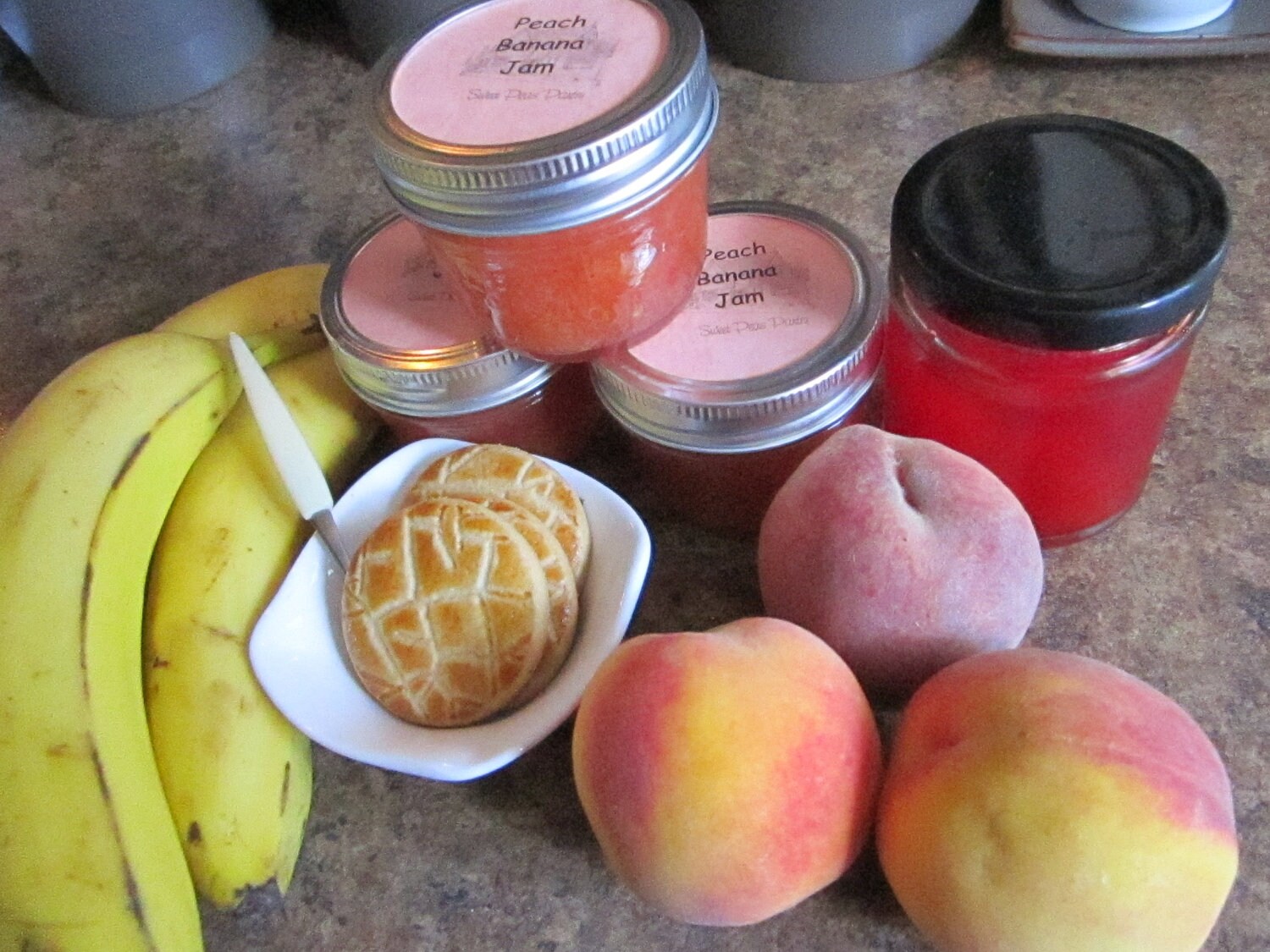 Peach Banana Jam Etsy