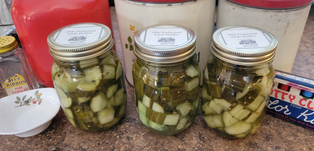 Olde Fashioned Icicle Cucumber Pickles Etsy