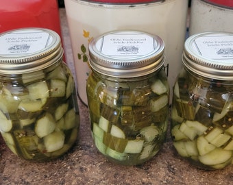 Olde Fashioned Icicle Cucumber Pickles