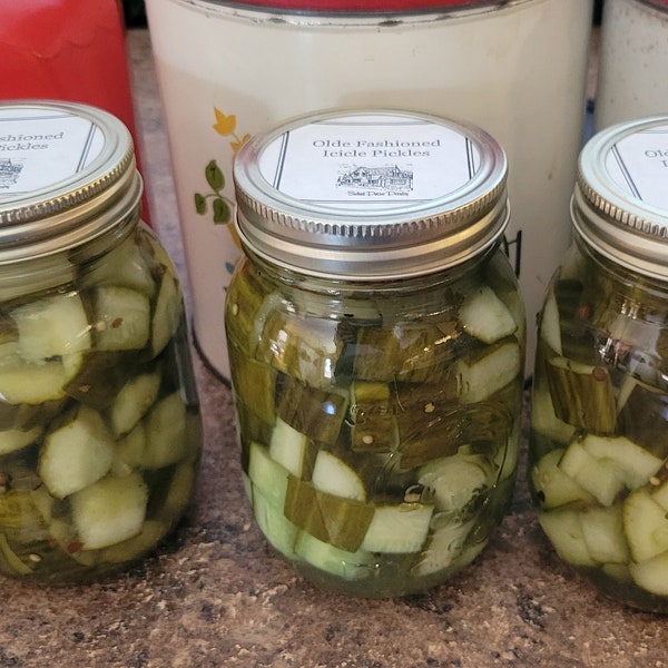 Olde Fashioned Icicle Cucumber Pickles