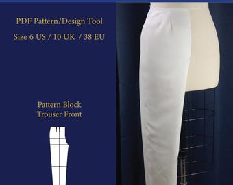 Hose vorne Sloper - US 6 UK 10 EU 38