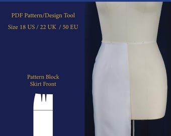 Skirt Front Sloper – US 18 UK 22 EU 50