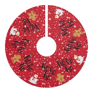 Weihnachtsbaum-Rock - Sterne, Ho Ho HO, Schneemann, Festliche Jahreszeit-Weihnachten