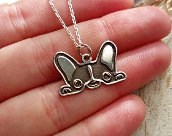 French Bulldog Peek Necklace – Dog Lover Gift