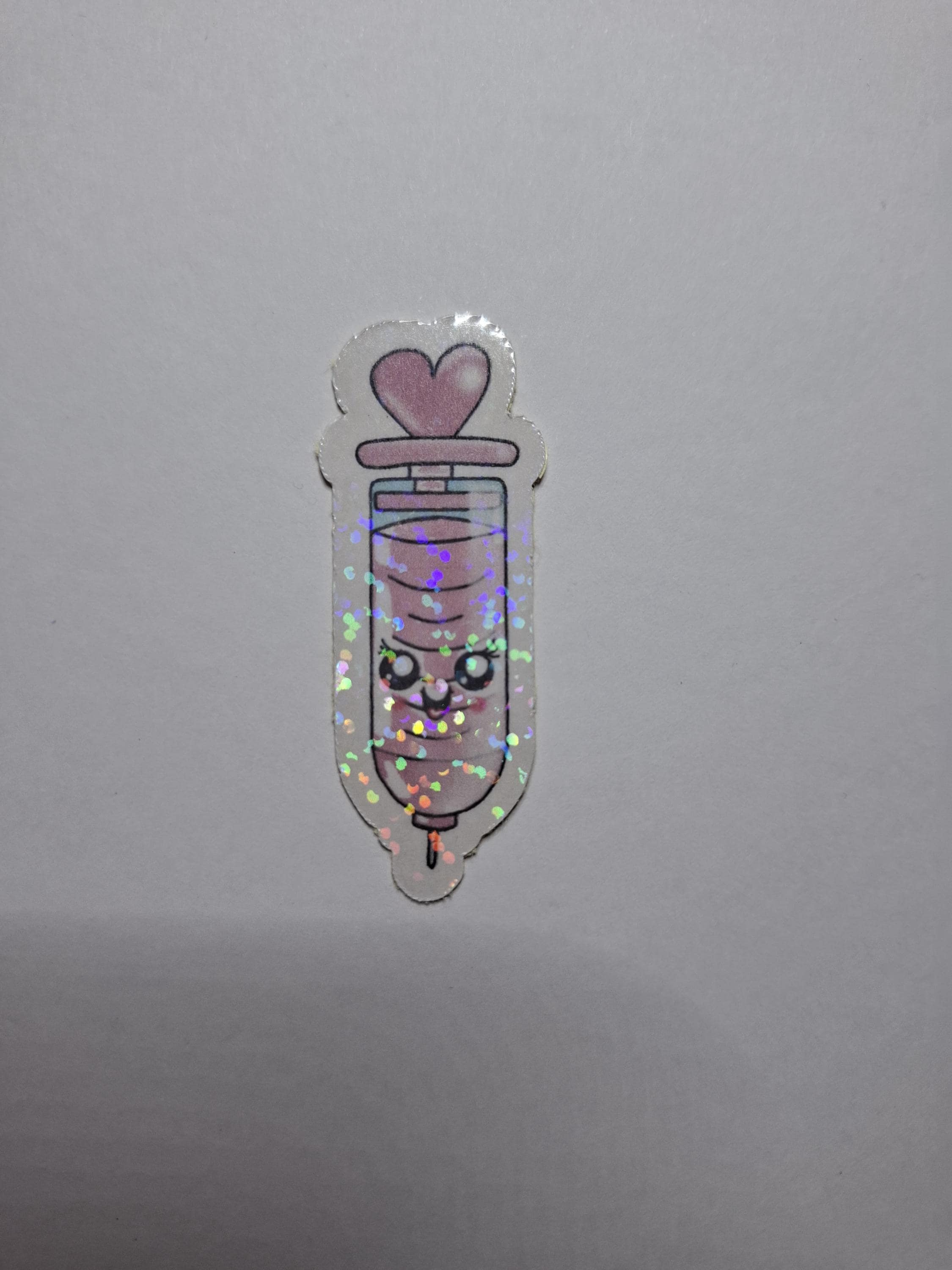 Syring Sticker Kawaii Syringe Stickers – Cute Medical Stickers With Hearts – Pink ...