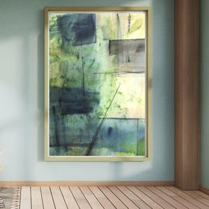 Abstract I/ Original Watercolor Painting/ Unframed/ Unmatted