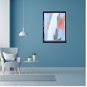 Waterfall/ Southwest Landscape/ Cascading Water/ Tranquility/ Serenity/ Original Oil Painting/ Scenic/ Abstract/ Collectible Art/Gallery Art