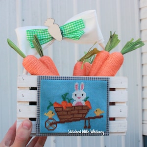 Easter Bunny - Carty Party -  Cross Stitch PDF Pattern
