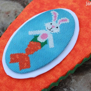 Bunny Mermaid Cross Stitch PDF Pattern image 2