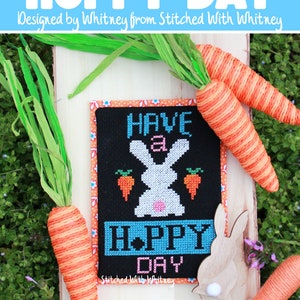 Hoppy Day Cross Stitch PDF Pattern image 3