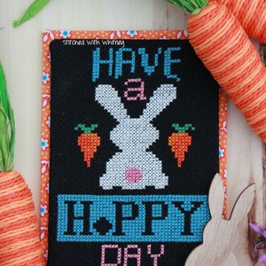 Hoppy Day Cross Stitch PDF Pattern image 2