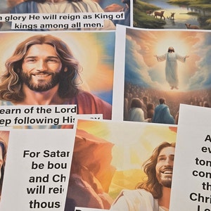 When the Savior Comes Again Primary Song Flipchart / Church of Jesus Christ of Latter-day Saints / Singing Time