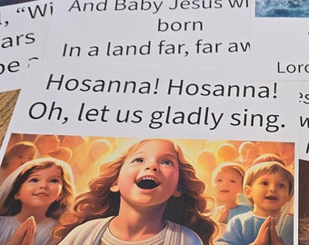 Samuel Tells of the Baby Jesus Primary Song Flipchart