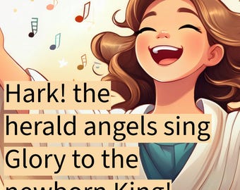 Hark! The Herald Angels Sing Flipchart for Primary