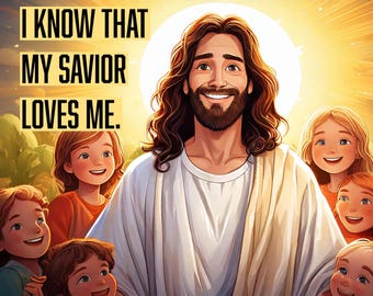 I Know That My Savior Loves Me Primary Song Flipchart