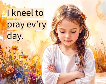I Pray In Faith Primary Flipchart for Singing Time