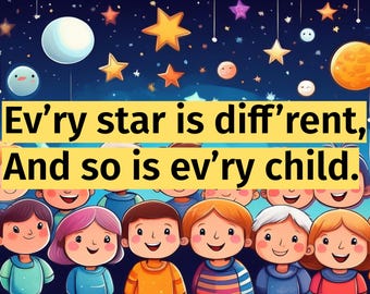 Every Star is Different Primary Song Flipchart