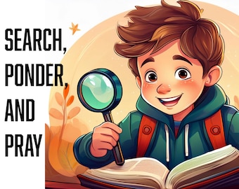 Search, Ponder, and Pray Primary Song Flipchart