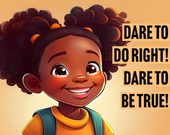 Dare to Do Right Primary Song Flipchart Lyrics