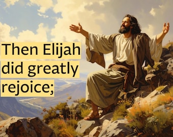 Elijah and the Still, Small Voice Primary flipchart