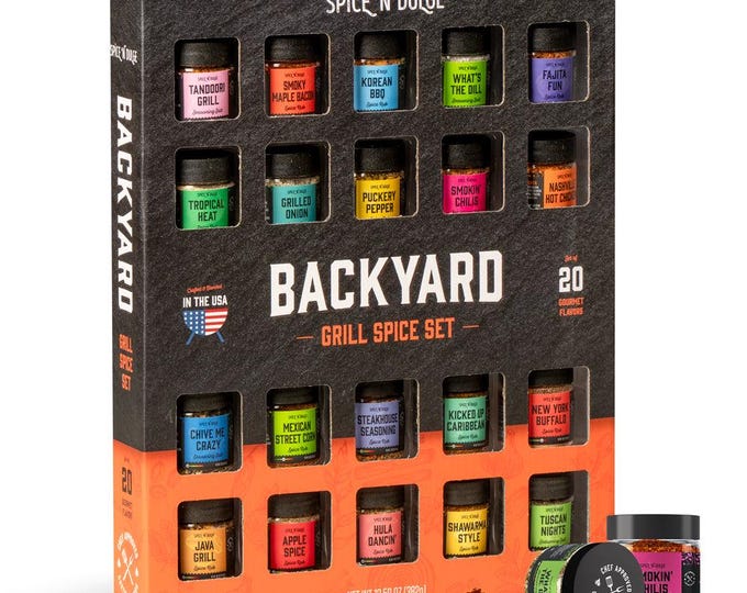 Spice ‘N Dulge Backyard Grill Spice and Seasonings Gift Set
