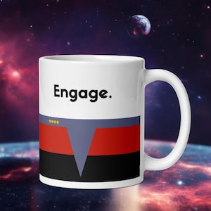 Engage Command Mug - Star Trek-Inspired