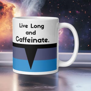 Spock &quot;Live Long and Caffeinate&quot; Mug - Star Trek: The Original Series