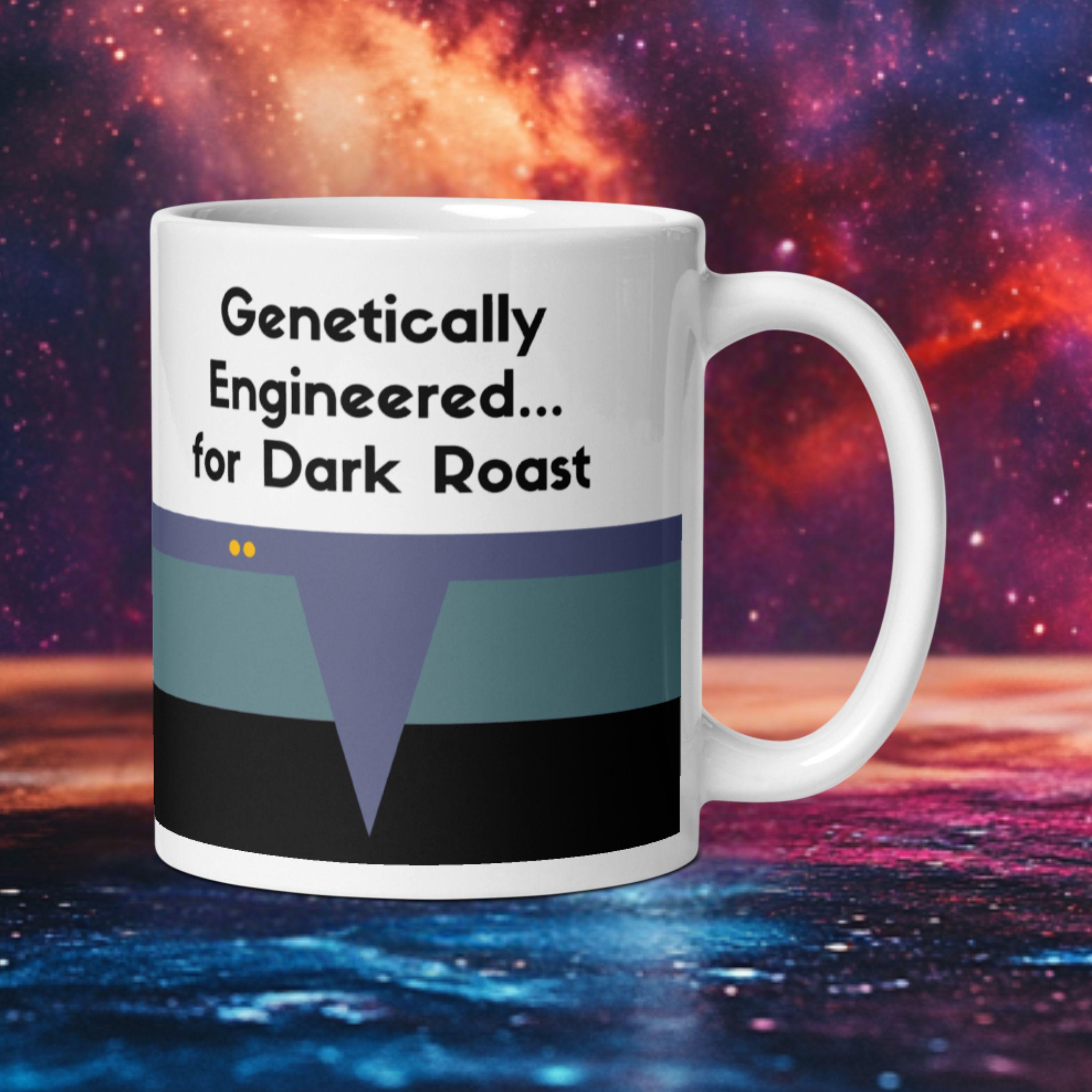 Taza del Dr. Bashir "Genéticamente diseñado para un tostado oscuro" - Star Trek: Deep Space Nine